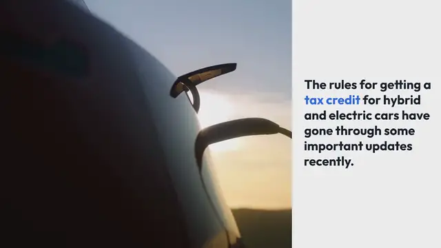 'Video thumbnail for Toyota RAV4 Hybrid Tax Credit: Explanation'