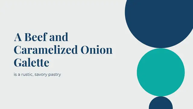 Video thumbnail for Beef and Caramelized Onion Galette