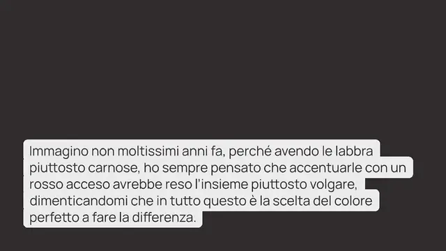 Video thumbnail for Rossetto rosso: i miei preferiti