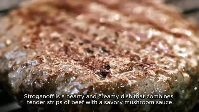 Video thumbnail for Beef Stroganoff