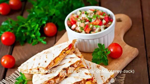 Video thumbnail for Chicken quesadilla recipe