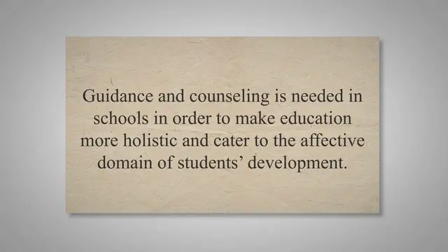 Video thumbnail for 15 Importance of Guidance and Counselling in Education: Schools, Teachers, and Students