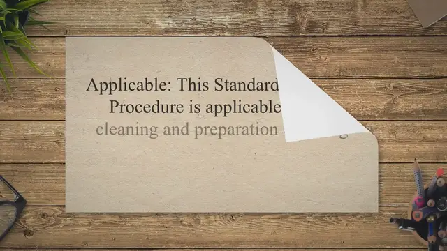 Video thumbnail for SOP on Cleaning, Preparation of filling machine accessories for sterilization