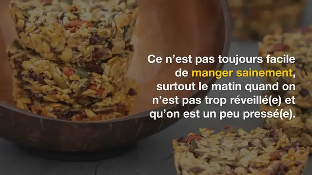 Video thumbnail for Biscuits petit-dej à l’avoine et baies de goji