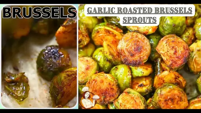 Video thumbnail for Garlic Roasted Brussels Sprouts