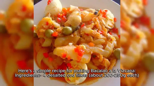 Video thumbnail for Bacalao Recipe