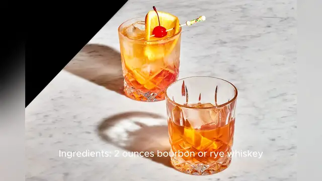 Video thumbnail for old fashioned drink recipe