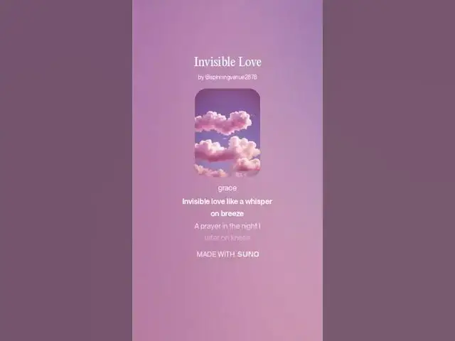 Video thumbnail for Invisible Love