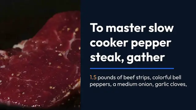 Video thumbnail for Mastering Slow Cooker Pepper Steak
