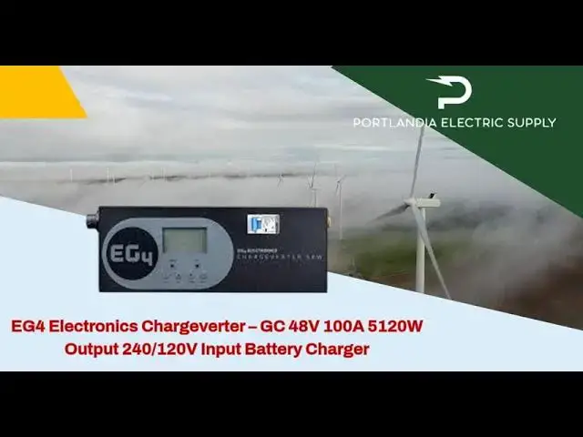 Video thumbnail for EG4 Electronics Chargeverter – GC 48V 100A 5120W Output 240/120V Input Battery Charger