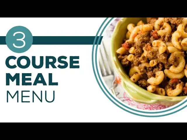 Video thumbnail for Full Episode Friday: Happy Birthday - 3 Course Meal Menu