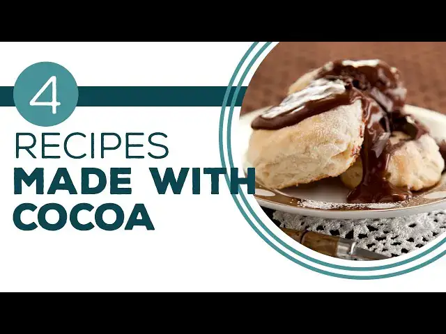 Video thumbnail for Full Episode Fridays: Cocoa Creations - 4 Recipes Made with Cocoa