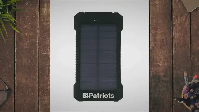 'Video thumbnail for Genuine 4Patriot Power Cell USB Solar Charger'