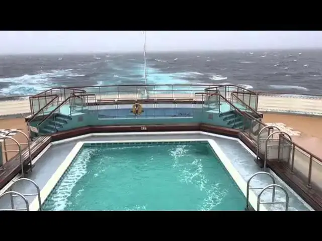 Video thumbnail for Cunard Queen Mary 2 Winter Transatlantic Crossing Rough Seas