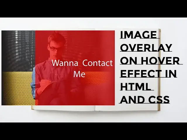Video thumbnail for How to create image overlay hover effect using HTML and CSS ||Image overlay Hover effect
