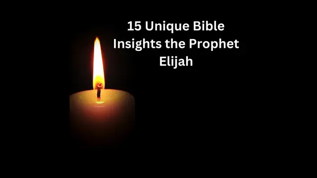 Video thumbnail for 15 Insights into the Prophet Elijah