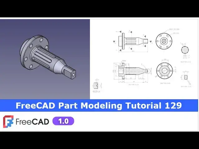 'Video thumbnail for FreeCAD Part Modeling Tutorial 129 | FreeCAD Tutorial | Mechnexus |'