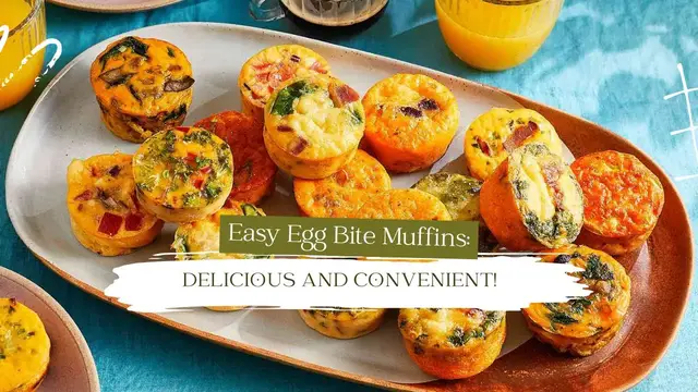 Video thumbnail for Easy Egg Bite Muffins: Delicious and Convenient! #eggbites