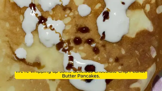 Video thumbnail for _Chocolate Chip Peanut Butter Pancakes