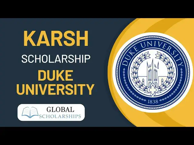 Video thumbnail for Karsh International Scholarship Program at Duke University | Study in United States