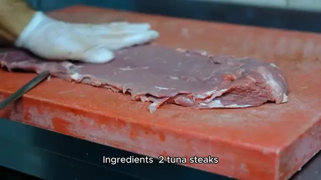 Video thumbnail for seared tuna recipe
