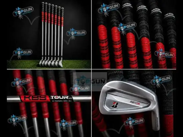 Video thumbnail for Bridgeston Irons, KBS C Taper Shafts, Golf Pride MCC Grips