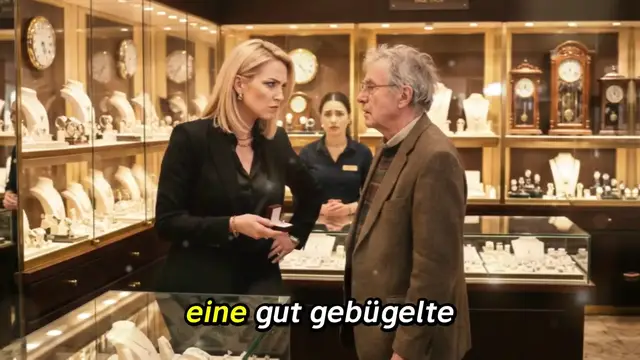 Video thumbnail for Verkäuferin lacht über seine alte Kleidung. Was er dann aus der Tasche zieht, lässt alle verstummen!