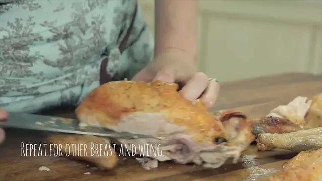 Video thumbnail for 
				 Carving a Cooked Chicken