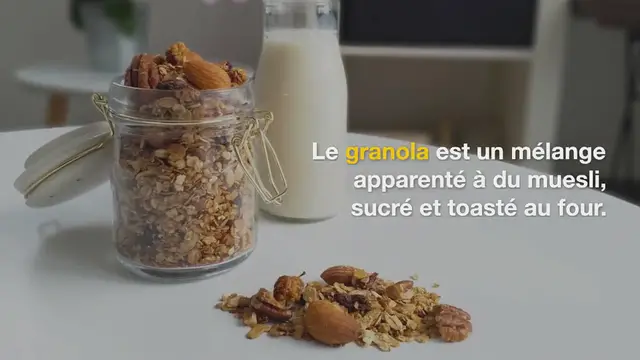Video thumbnail for Granola « bien être » aux 3 flocons