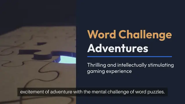Video thumbnail for Word Challenge Adventures