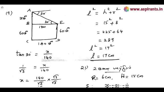 Video thumbnail for 10th Maths 2nd MidTerm Answer Keys 2019-20 | Thiruvallur District | Tamil Medium