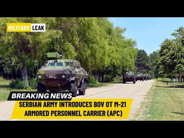 Video thumbnail for Serbian Army Introduces BOV OT M-21 Armored Personnel Carrier (APC)