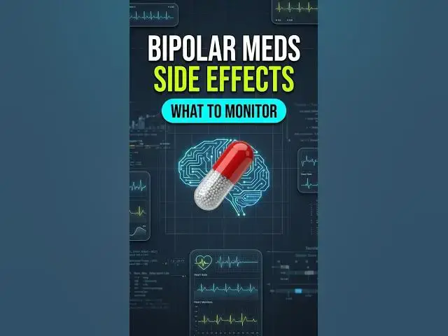 Video thumbnail for 10 Bipolar medication side effects. बाइपोलर दवाओं के दुष्प्रभाव. #mentalhealth #bipolar #hindi