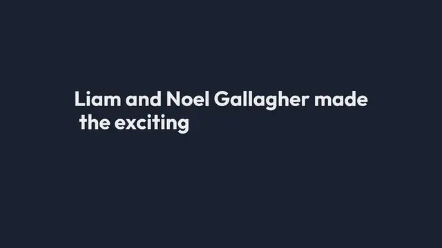 Video thumbnail for Oasis Reunion Live Updates: Noel And Liam Gallagher Announce Huge Tour