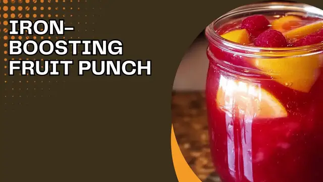 Video thumbnail for iron boosting fruit punch