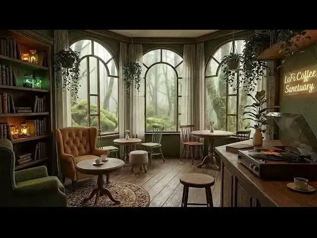 Video thumbnail for Coffee Shop Rain chill