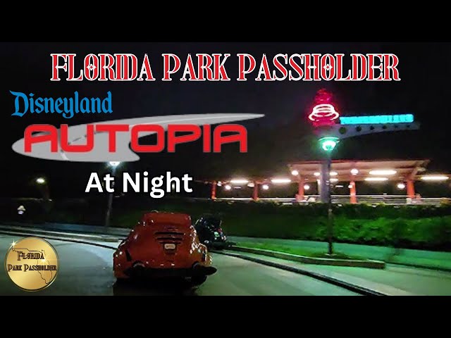 Video thumbnail for 🔴 Disneyland's Autopia at Night