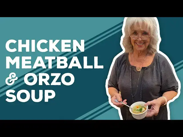 Video thumbnail for Quarantine Cooking: Chicken Meatball & Orzo Soup Recipe