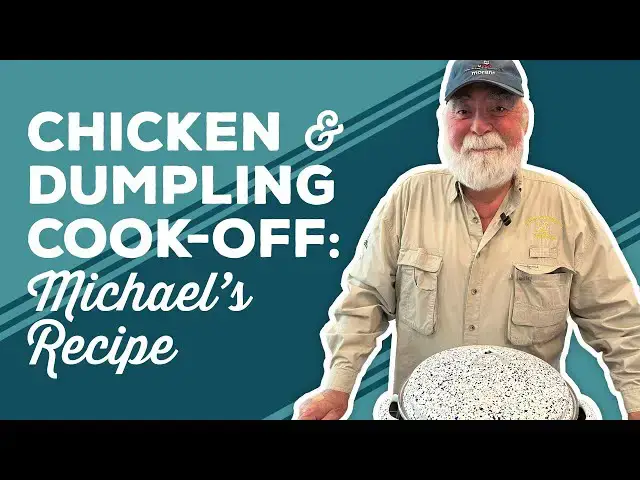Video thumbnail for Love & Best Dishes: Chicken & Dumpling Cook-Off: Michael’s Recipe