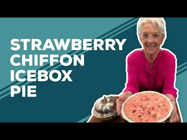 Video thumbnail for Love & Best Dishes: Strawberry Chiffon Icebox Pie Recipe | No Bake Dessert Ideas