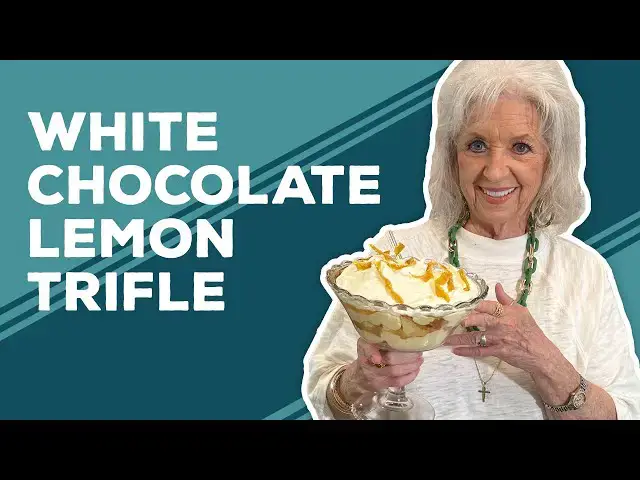 Video thumbnail for Love & Best Dishes: White Chocolate Lemon Trifle Recipe | No Bake Dessert Ideas
