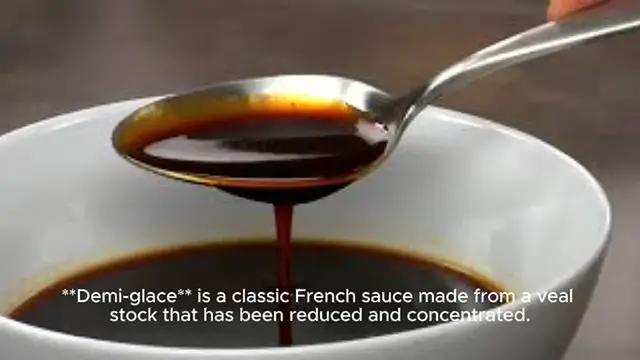 Video thumbnail for demi glace recipe