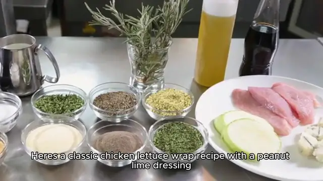 Video thumbnail for lettuce wrap recipe