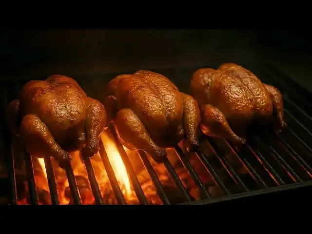 Video thumbnail for “Whole Chickens on the Grill | Slow Roast Sizzle & Smooth Jazz Ambience”