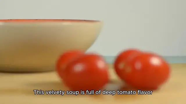 Video thumbnail for tomato bisque soup recipe