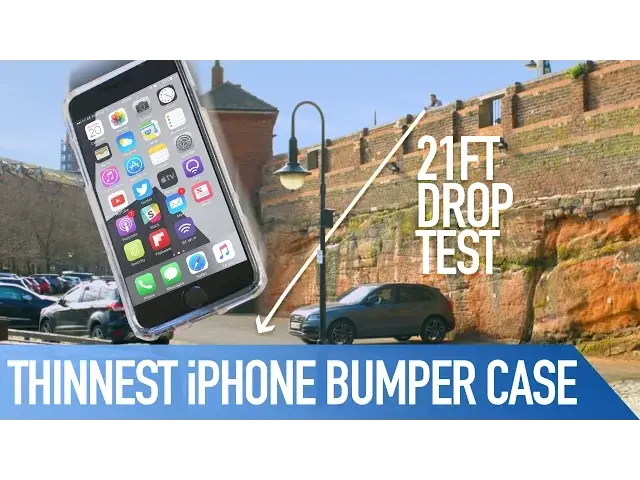 'Video thumbnail for World’s Thinnest iPhone Bumper Drop tests! Fusion Bumper Case | Review'