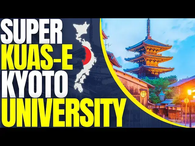 'Video thumbnail for Super KUAS-E Scholarship at Kyoto University of Advanced Science | Study in Japan'