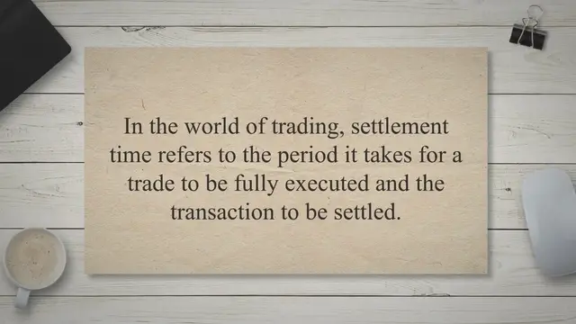 Video thumbnail for Mastering E*TRADE Settlement Time: The Key to Successful Trading