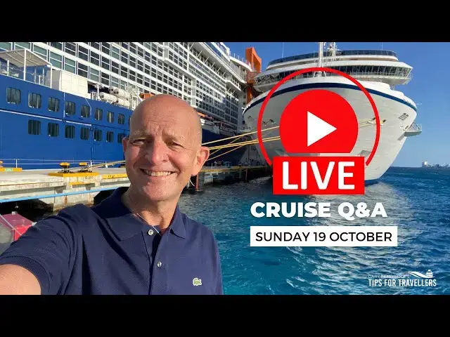 'Video thumbnail for Cruise Q&A Live: Sunday 19 October 9am PT/ Noon ET/ 5pm UK'