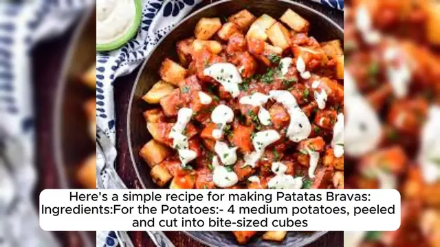 Video thumbnail for Patatas bravas Recipe